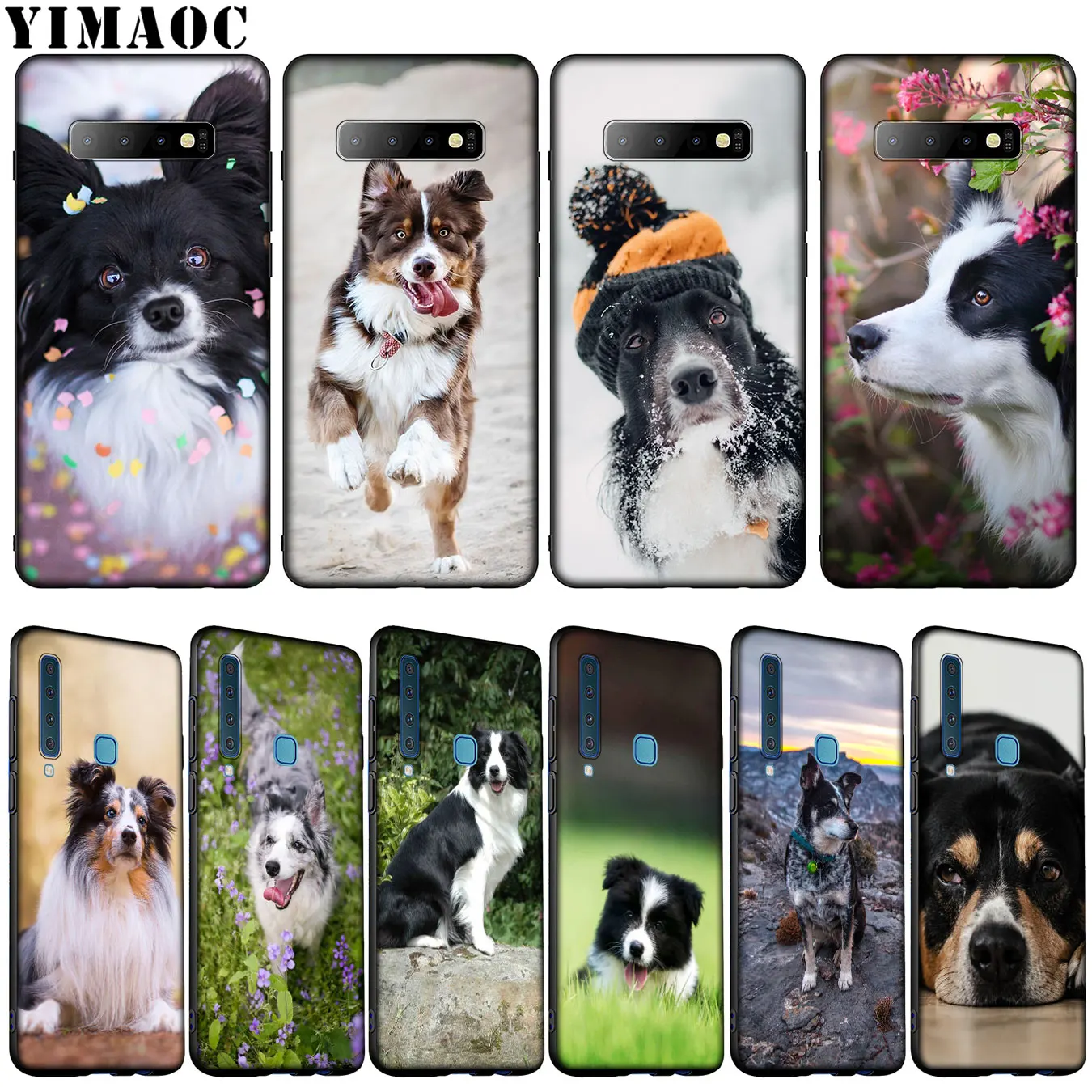 Мягкий силиконовый чехол для телефона YIMAOC Border Collie Dog Samsung Galaxy S20 Ultra S10 Lite S9 S8 Plus S6 S7