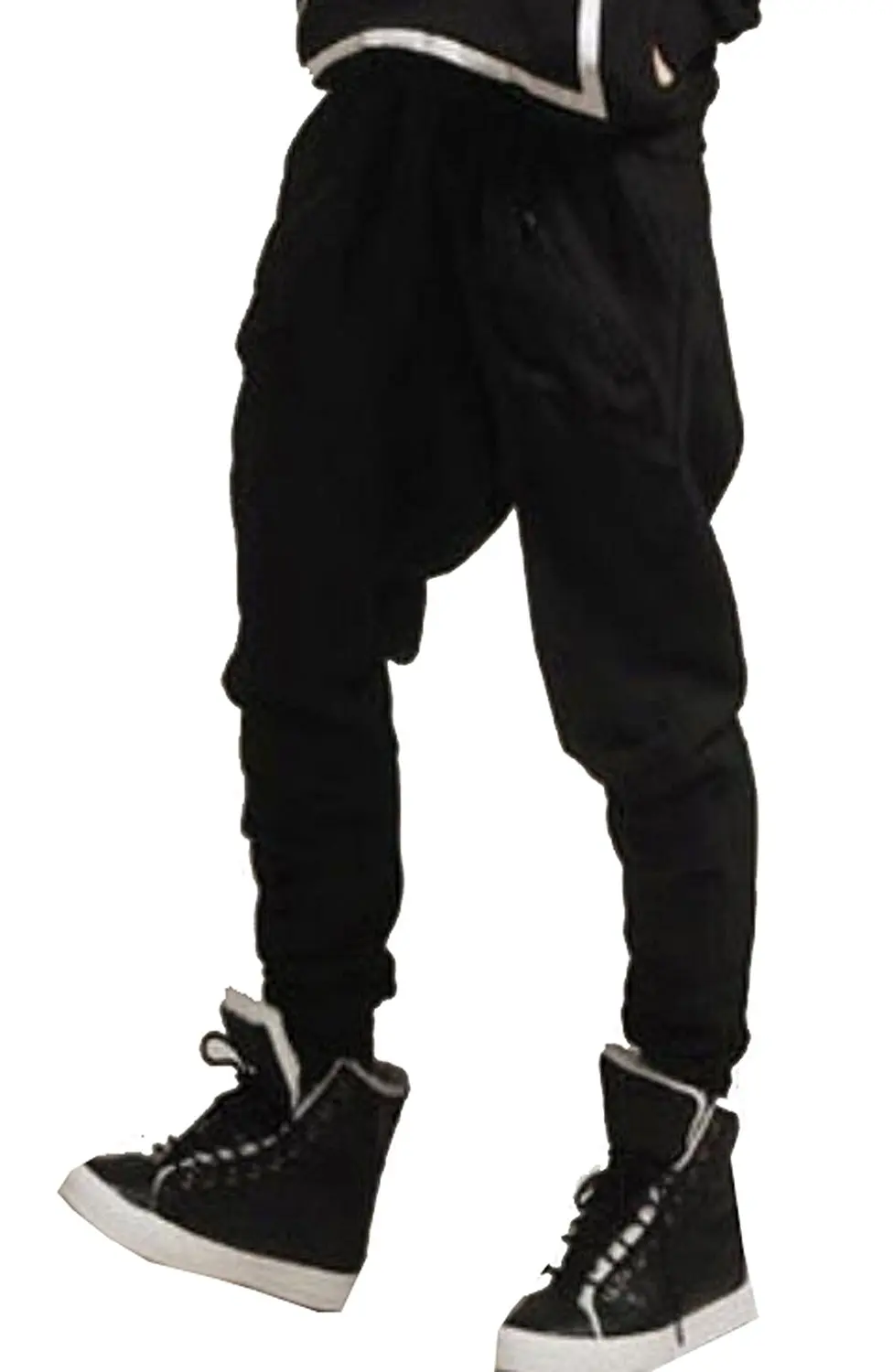 Abetteric мужские шнурок Sweatpant хип-хоп танец бегуном Дамские шаровары | Мужская одежда