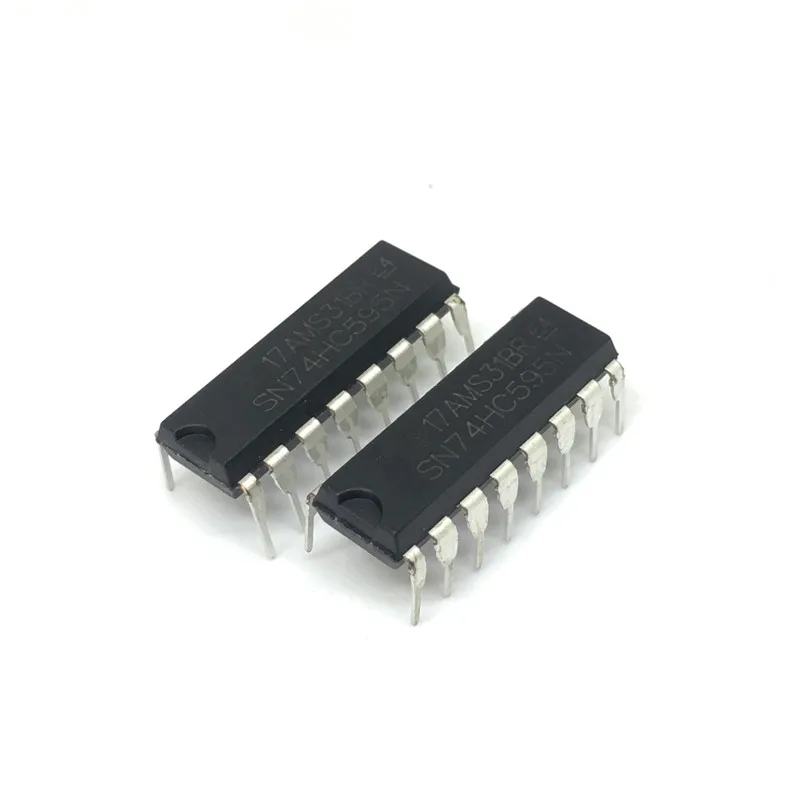 10 шт. SN74HC595N DIP16 SN74HC595 DIP 74HC595N 74HC595 Новинка|Соединители| |