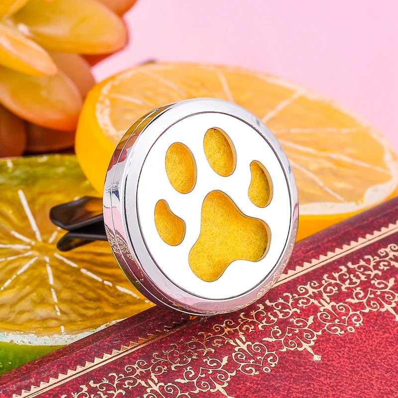 Клипса из нержавеющей стали для автомобильного выхода воздуха открытое дерево