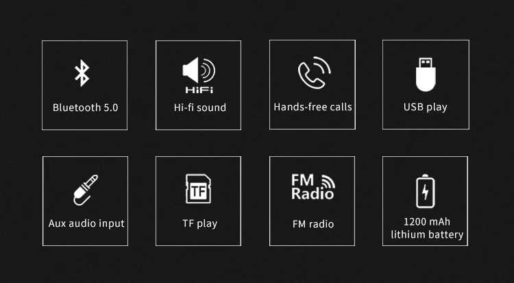 Колонка bluetooth колонка портативная блютуз колонка с fm-радио Колонка беспроводной громкий динамик 10 Вт стерео бас Музыка объемный soundbar
