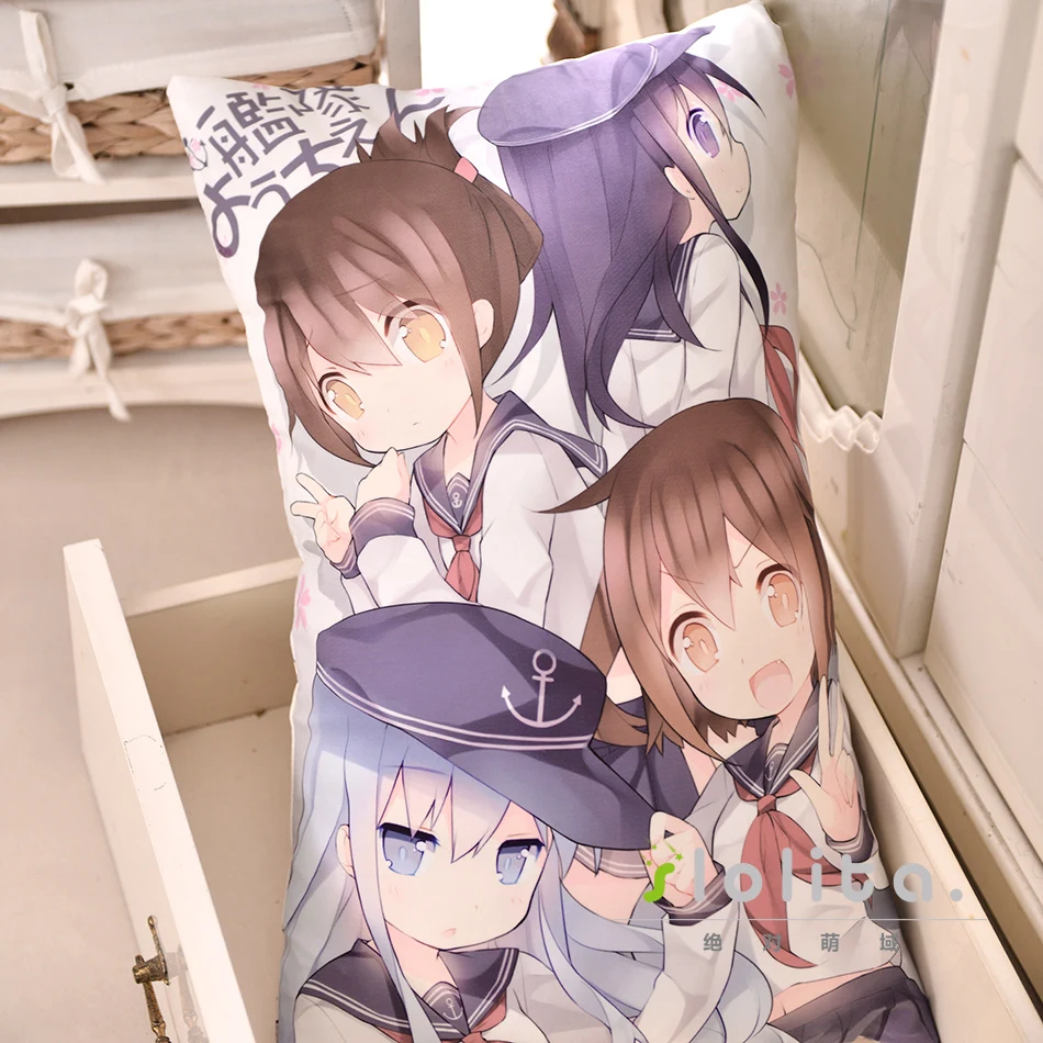 Подушка для обнимания в японском аниме кантай красивая декоративная подушка