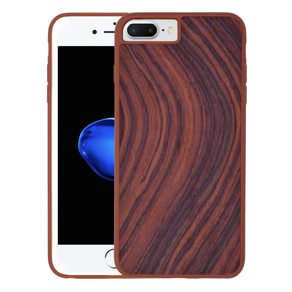 Роскошные деревянные случае изначально дерево ТПУ текстура древесины телефон