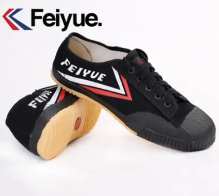 Классическая обувь кунг-фу Feiyue для боевых искусств Тай Чи тхэквондо ушу обувь для карате спортивные тренировочные кроссовки черный и белый