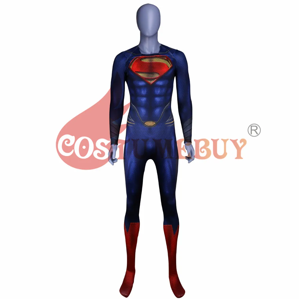 CostumeBuy, мужские костюмы для косплея, костюмы Супермена, костюмы супергероя, плащи-комбинезоны - Цвет: Jumpsuit