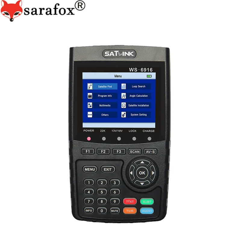 Оригинал спутниковая связь WS 6916 спутниковый искатель DVB-S2 MPEG-2/MPEG-4 Satlink WS-6916