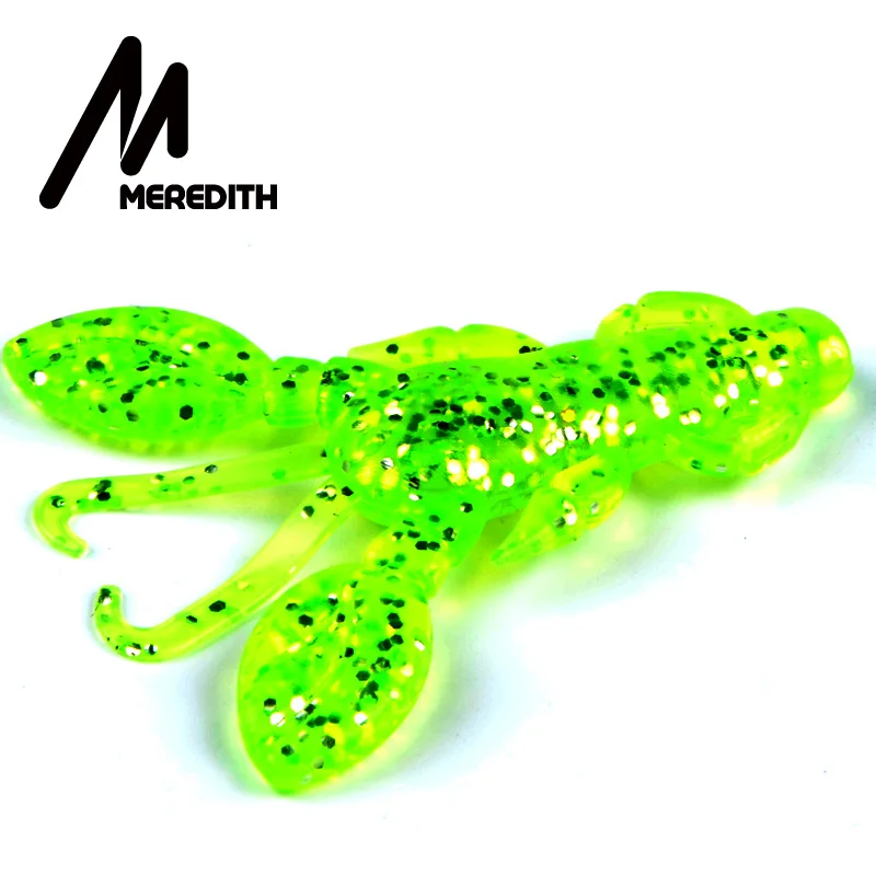 MEREDITH 10 шт./лот мягкая рыболовная приманка 60 мм/5g силиконовая для рыбалки Мягкая