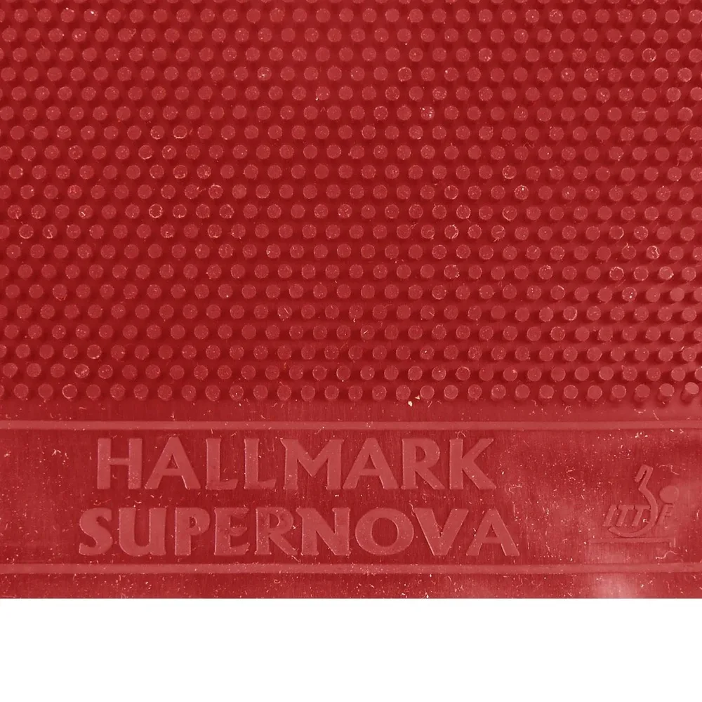 HALLMARK Supernova (без ITTF) длинный Настольный теннис Красная резина без губки (Topsheet OX)|tennis