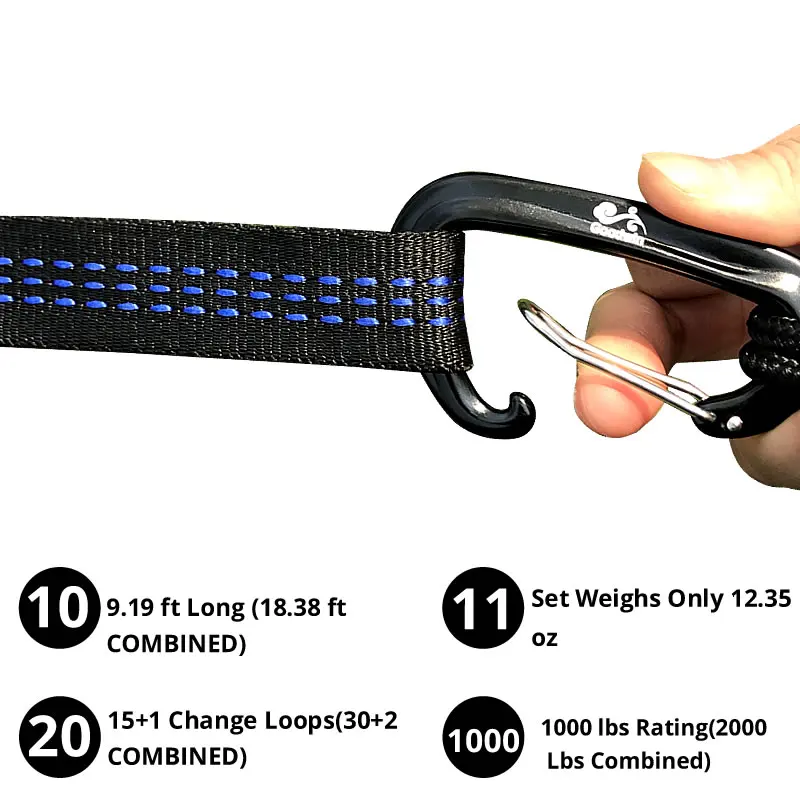 2 шт. очень прочные ремни для гамака путешествий | Мебель