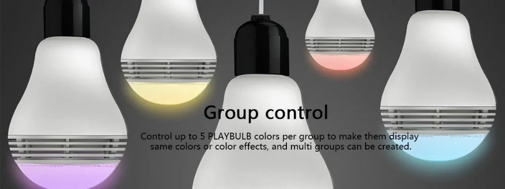 mipow Playbulb, Bluetooth, умные регулируемые светодиодные лампы с громкоговорителем, изменяет цвет, подсветка романтической вечеринки, фонари на E26 E27 3 Вт