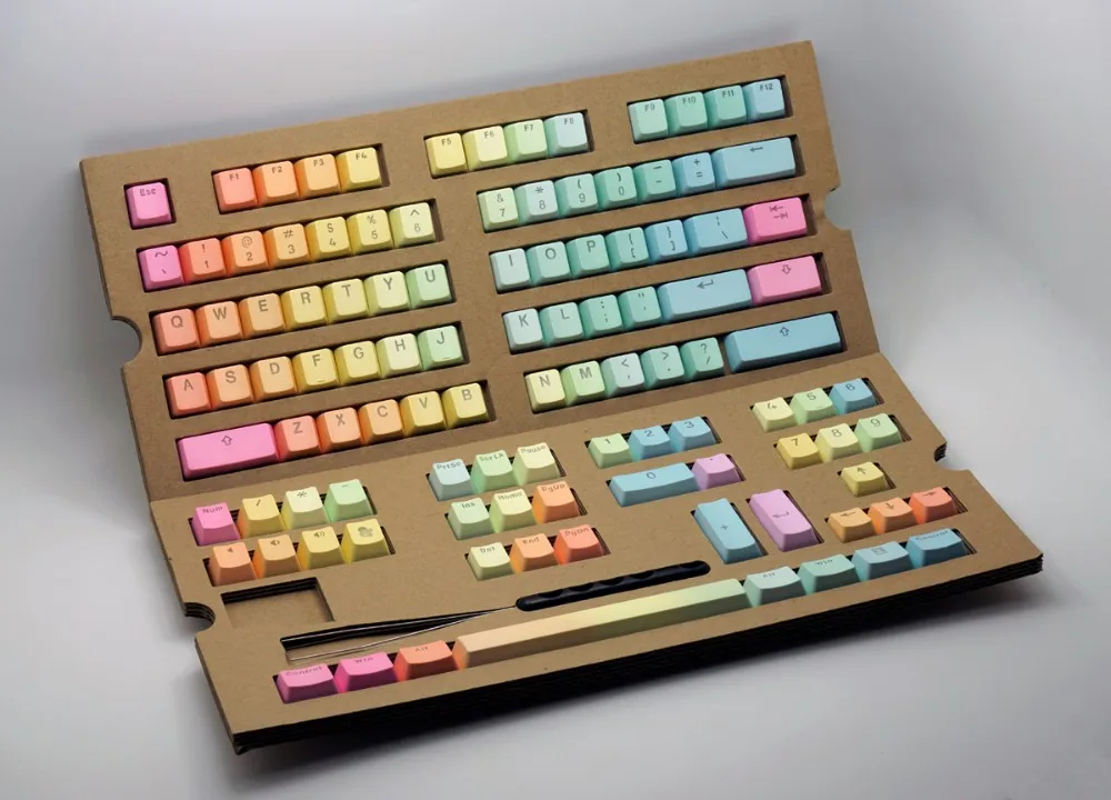 IKBC KBC G104 PBT двойная клавиша с подсветкой крышка для ключей s механической