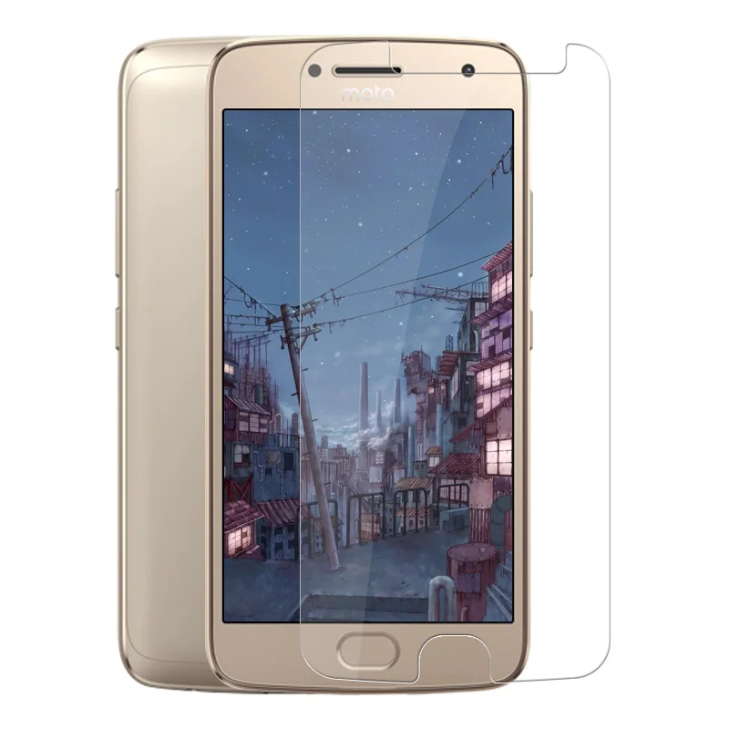 For Motorola Moto G5 Plus Tempered Glass 9H XT1684 XT1685 XT1687 Screen Protector Cover Protective Film Case | Мобильные телефоны и