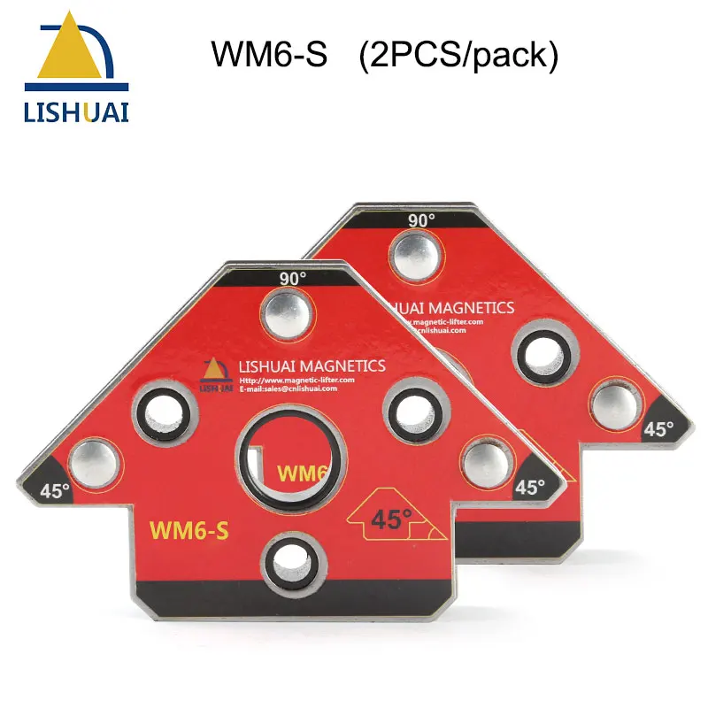 WM6-S(two pcs) LISHUAI неодимовый магнит сварочный держатель/стрелка магнитный зажим для сварки магнит WM6 - Цвет: WM6-S(two pcs)