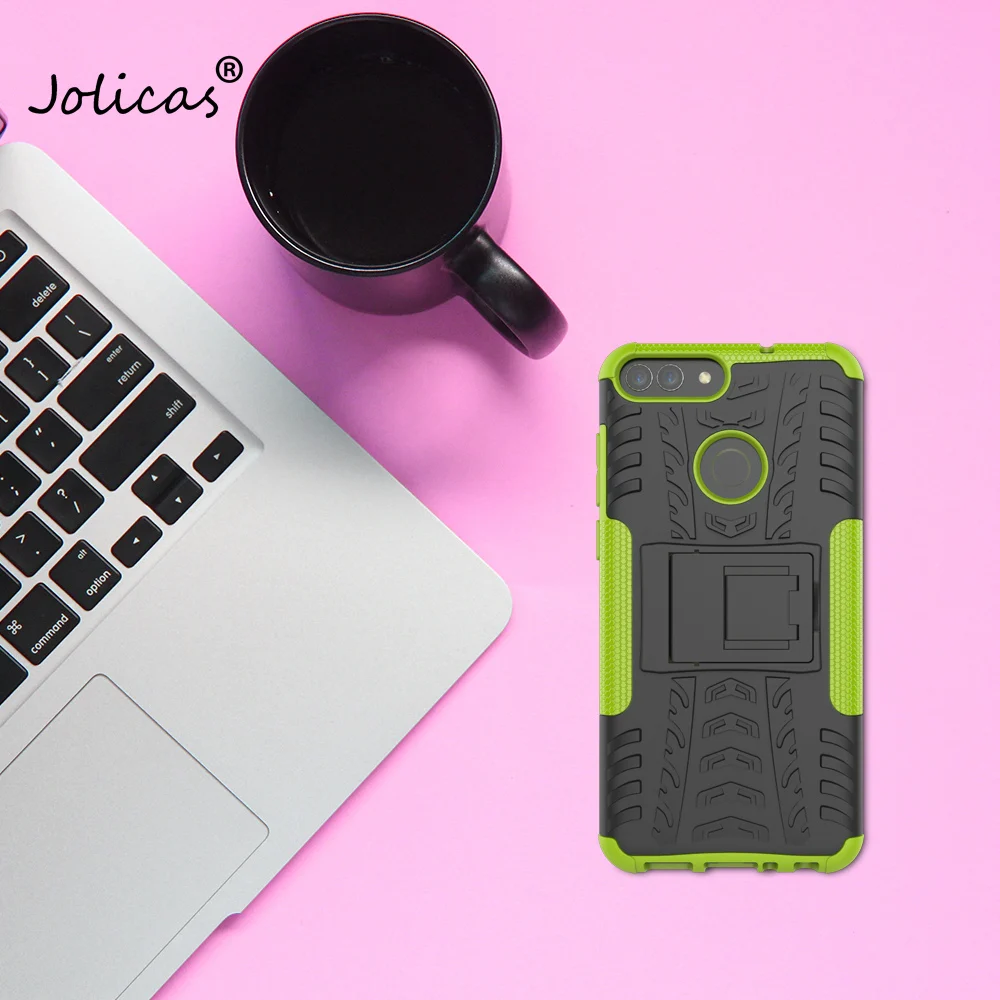 Для Huawei P Smart Case Cover Heavy Duty Armor тонкий жесткий резиновый чехол силиконовый для