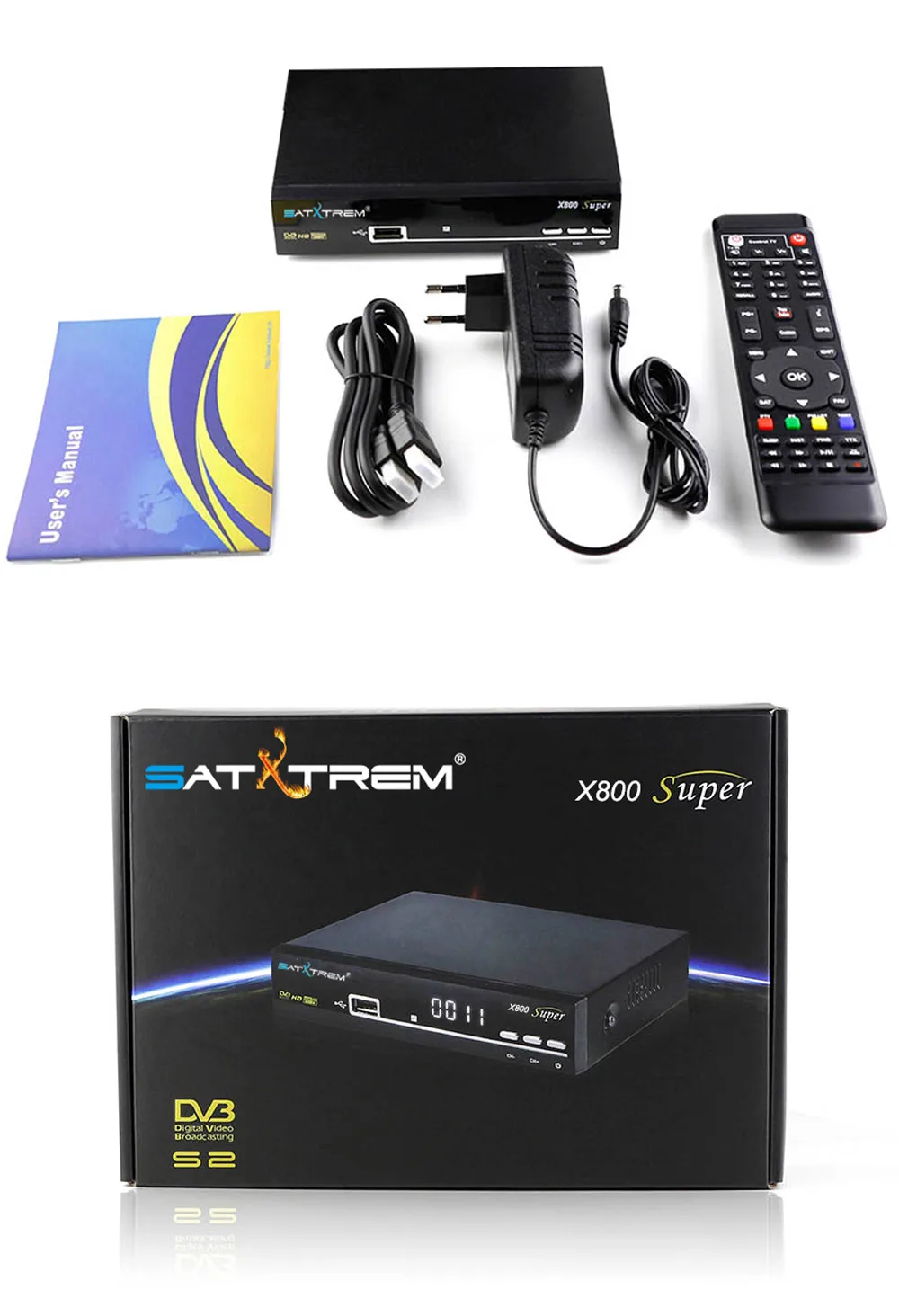 Satxtrem X800 супер спутниковый ТВ-ресивер цифровой DVB-S2 Full HD 1080P ТВ-тюнер приемник Поддержка Ccam MT7601 Wifi ТВ-ресивер