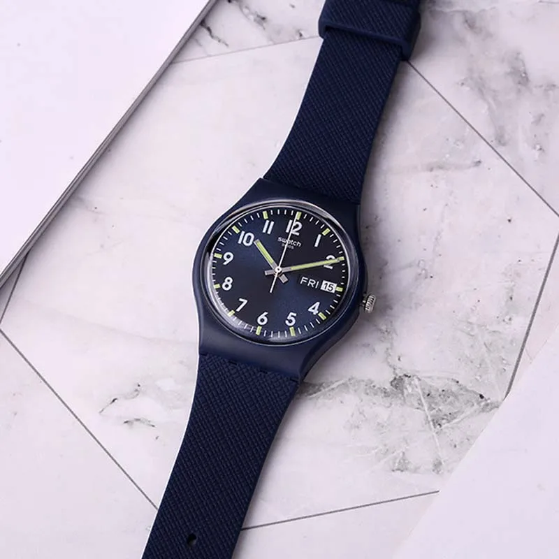 Swatch часы мужские замки и женские Досуг Мода GN718|Кварцевые часы| |