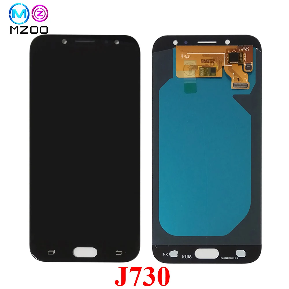 Супер Amoled LCD для Samsung Galaxy J7 Pro 2017 J730 J730F ЖК дисплей сенсорный экран панель