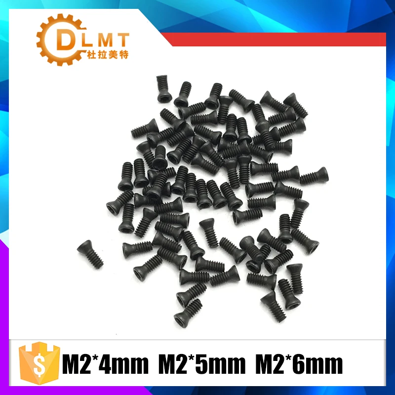 M2 * 4 мм 5 6 50 шт. вставной винт Torx для замены карбидных вставок токарный станок с