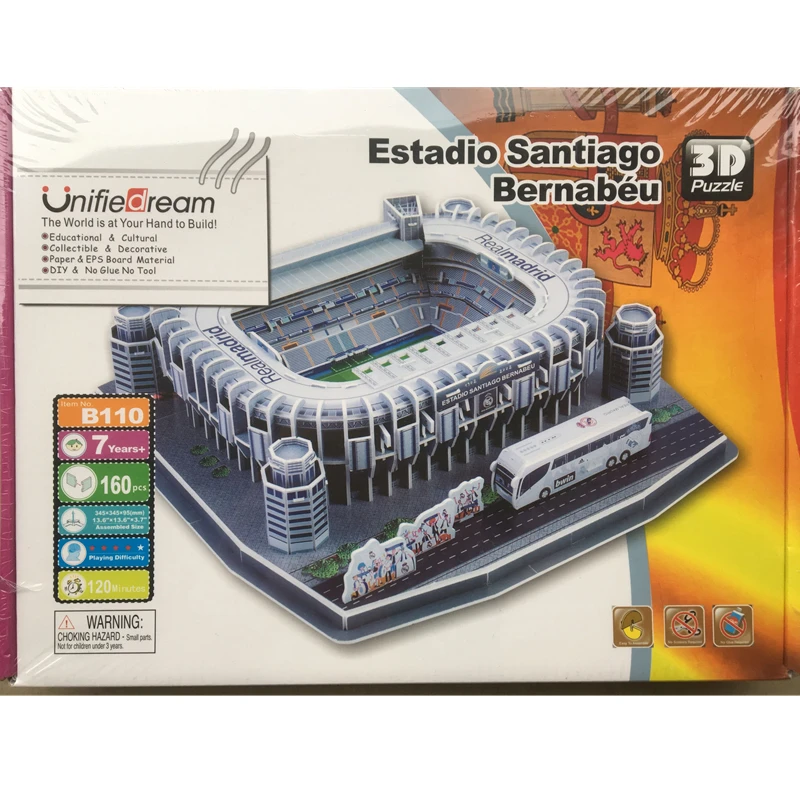 Классические модели паззлов 3D пазлы соревнования по футболу стадионы сделай сам