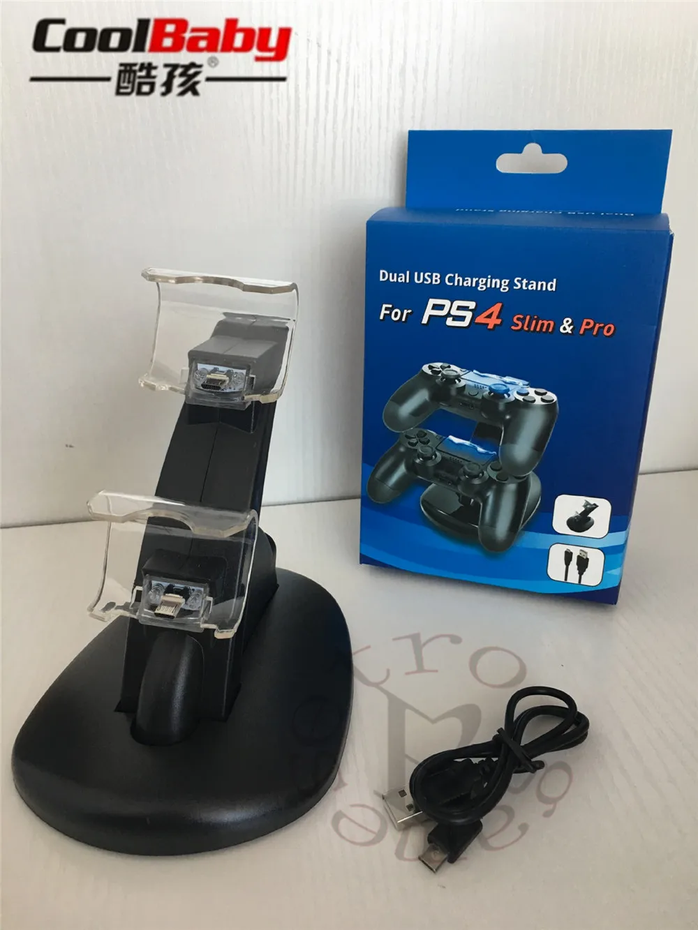 Светодиодная док станция для игровых контроллеров Sony Playstation 4 PS4|Запасные части| |