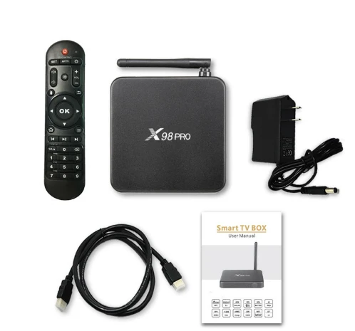 10 шт. металлический корпус X98 PRO Amlogic S912 чип 3 GB/32 GB MAX Android 6,0 ТВ коробка Octa Core 2,4G& 5G двухъядерный процессор Wi-Fi BT 4,0 4 K H.2 Декодер каналов кабельного телевидения