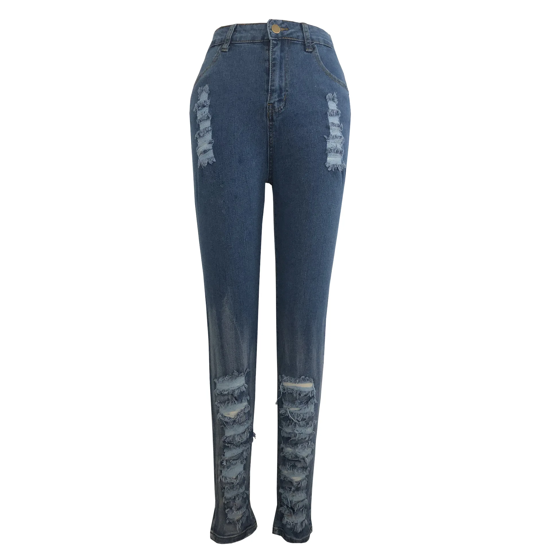 Женские эластичные джинсы-бойфренды облегающие джинсы с высокой талией и