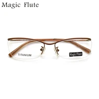 new arrival titanium light optical frames eyeglasses half frame for men or women fashion prescription eyewear 152982