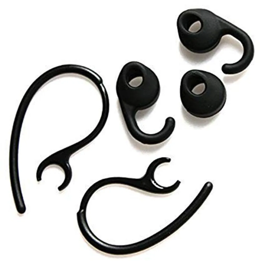 5 шт./лот, сменные наушники-вкладыши ДЛЯ Jabra EASYGO/EASYCALL/CLEAR/TALK, Bluetooth наушники, 3 шт., гелевые наушники-бутоны+ 2 шт., ушные крючки