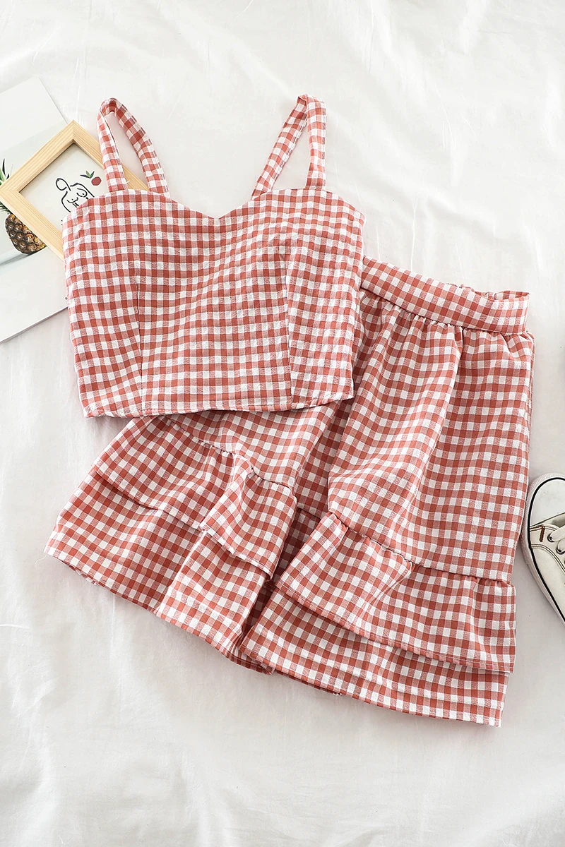 2019 Новый Модный женский комплект из двух предметов Свежий Универсальный жилет +