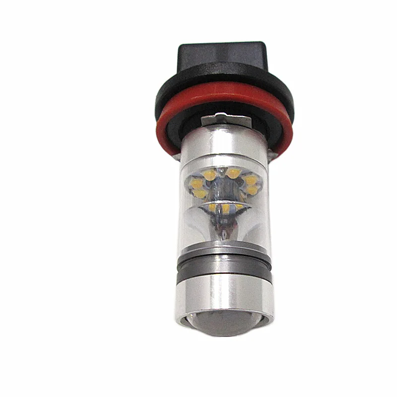 2x Высокое качество H8 \ H11 100 Вт Высокая мощность 20SMD автомобильный Белый светодиодный головной светильник Противотуманные фары Дневной ходовой светильник DC12V