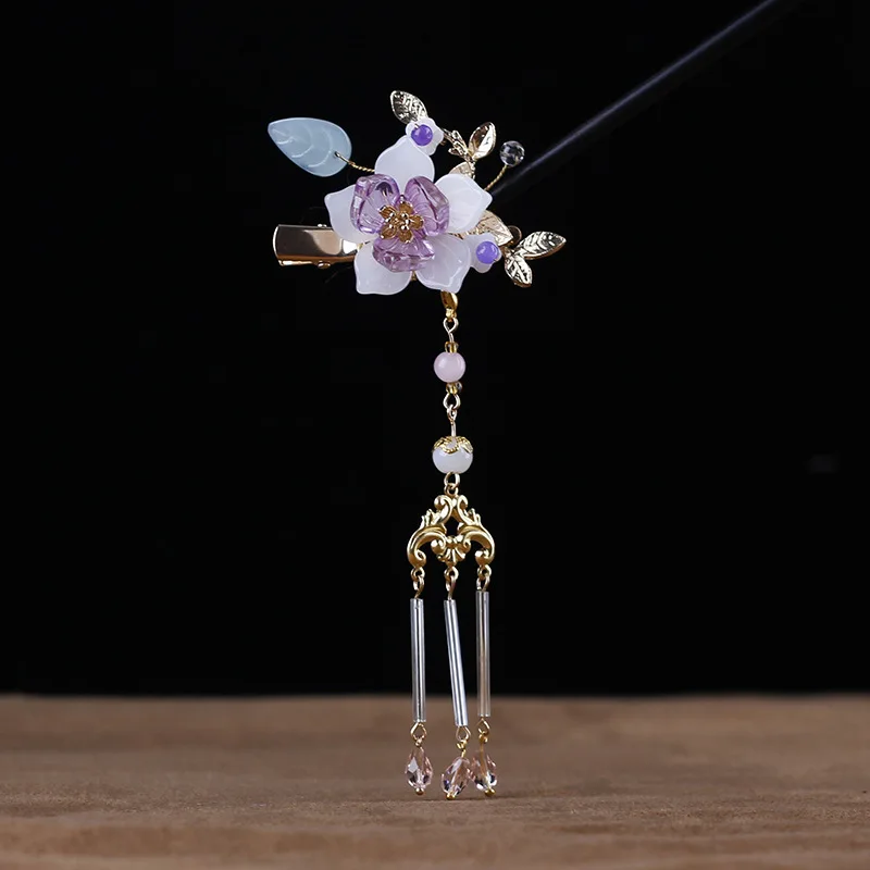 Модные Винтажные шпильки для волос из натурального авантюрина Красного камня в