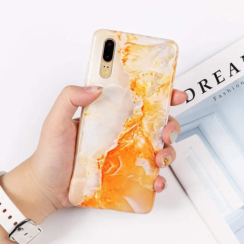 Чехол для телефона LOVECOM для huawei mate 30 20 Pro Lite P30 P20 Pro Lite Nova 4 3 3e винтажная мягкая задняя крышка IMD с треснутым мрамором - Цвет: j