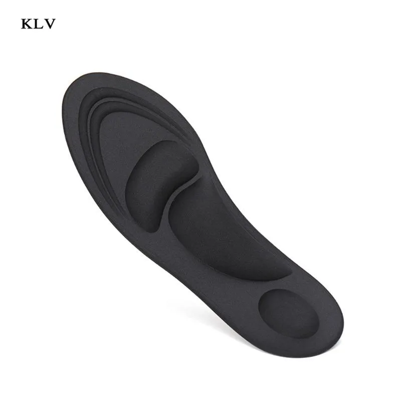 KLV 4D массажные спортивные прокладки из губки стельки на высоком каблуке для обуви