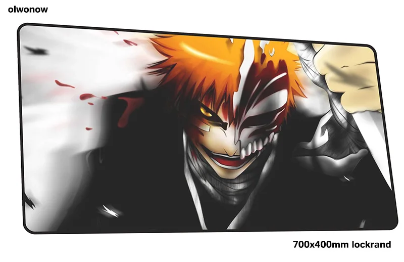 BLEACH Коврик для мыши 70x40 см Лучшие коврики для мыши игровой коврик для мыши геймер рождественские подарки большие персонализированные коврики для мыши Клавиатура ПК коврик