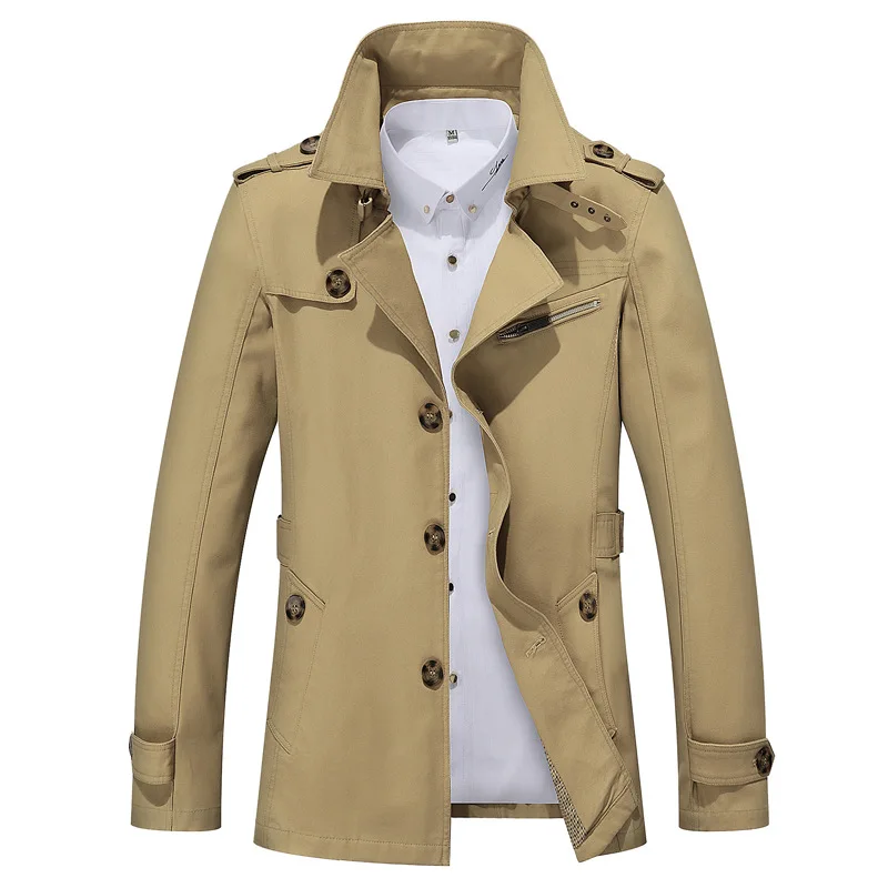 Мужской модный детский комплект с длинными рукавами на Тренч отложным