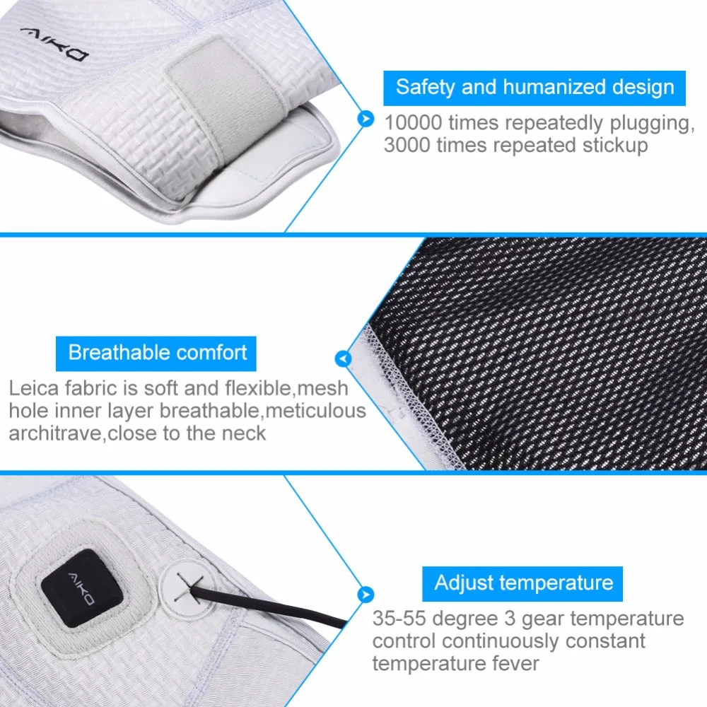 

Heated Knee Wrap Brace Graphene Electric Heating Knee Support Pad Arthritis Pain Relief Warm Therapy Knee Wrap Support Kneepad