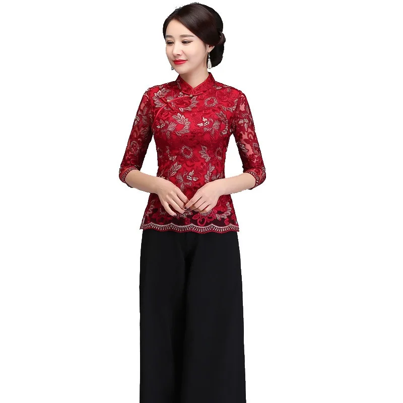 Традиционная китайская одежда для женщин Cheongsam Qipao Шанхай Tang женский винтажный