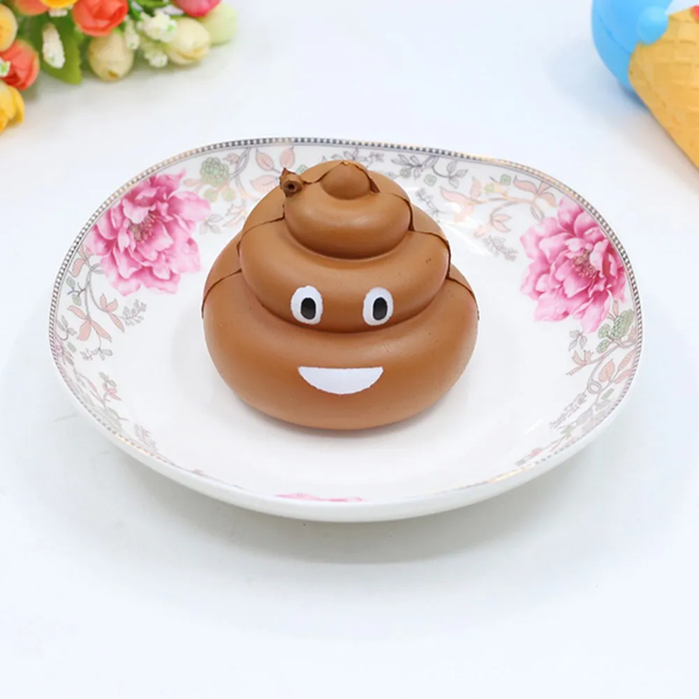 coffee Забавные мягкими имитировать какакашки Squeeze Игрушка снятие стресса кляп игрушка для розыгрыша для малыша подарок - Цвет: coffee