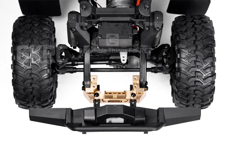 RC автомобиль Передняя передача медный кронштейн для TRX4 1/10 RC автомобиль T4 G2 рулевой механизм монтажный бампер база луч запчасти
