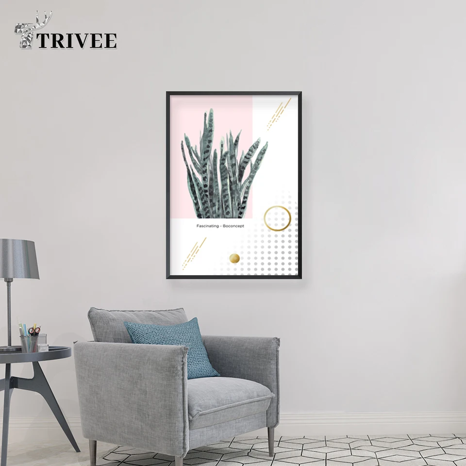 Современная печать холст зеленые пальмы листья Масляные картины Monstera без рамки