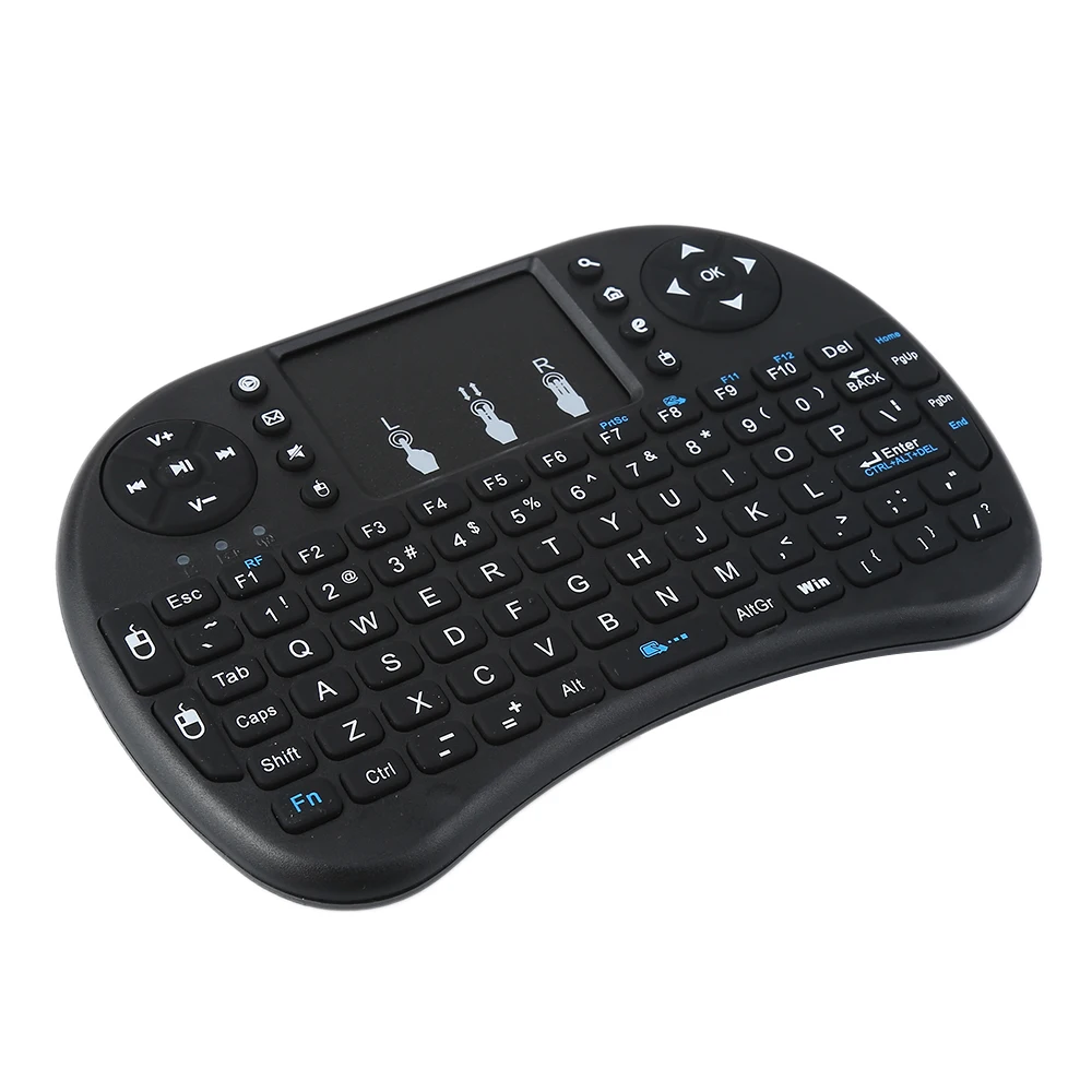 Беспроводная мини-клавиатура 2,4G Fly Air mouse с сенсорной панелью для игр для приставки Smart tv пульт дистанционного управления