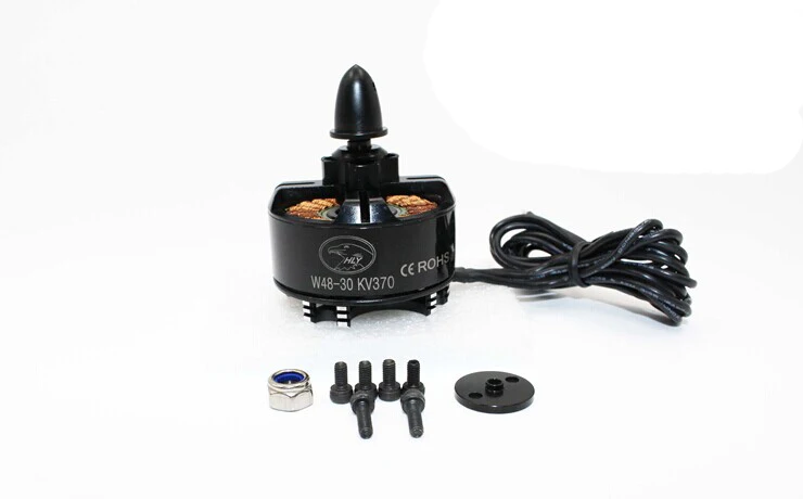 Дисковый бесщеточный двигатель HLY W4830(4114) KV370 24N22P для мультикоптера октокоптер