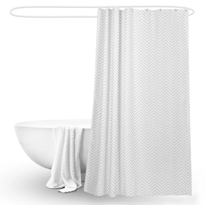 

not in High quality Printing Shower Curtain Thick Waterproof Nordic Japanese Curtains Bathroom Door Cloth Home Decoration