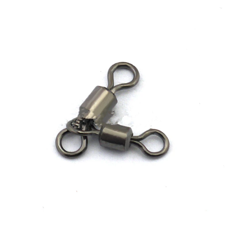 Тройные рыболовные Вертлюги из медного сплава 200 шт.|swivel connector|fishing tacklerolling swivel |