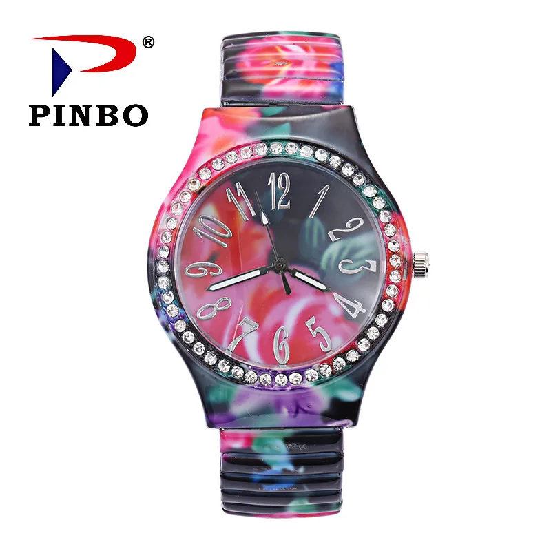 Reloj Высокое Качество Модные Винтажные креативные часы с эластичным ремешком в
