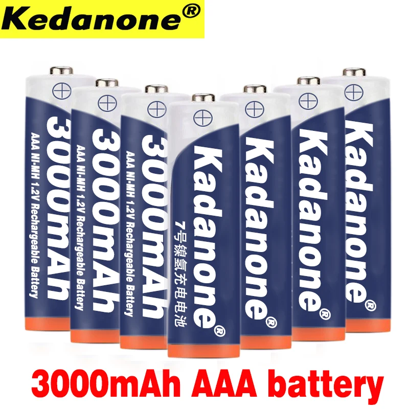 4 20 шт./лот новый бренд AAA батарея 3000mah 1 2 v Ni MH аккумуляторная для дистанционного