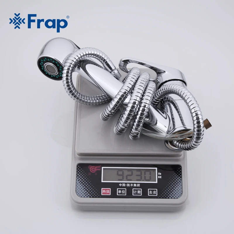 Кухонный Смеситель Frap F6013 современный растягивающийся кран для горячей и