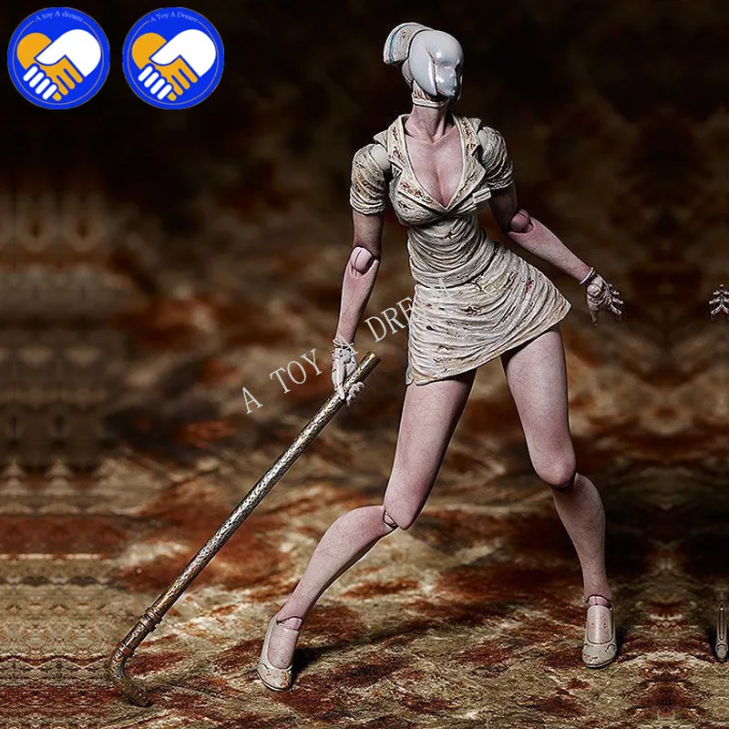 Новый манга анимация игрушки Figma SP-061 Silent Hill 2 без лицо медсестры блистер голова