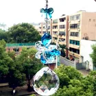 Симпатичный гирлянда чакра спектры 1 шт. Aqua Suncatcher K9 кристалл кулон для стекла красивая люстра часть фэн-шуй призма для подвешивания падение