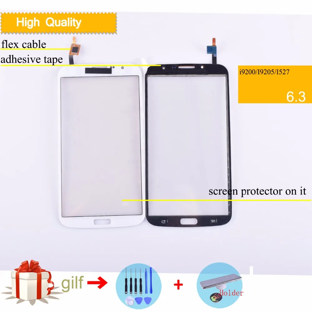 6 3 &quotдля Samsung Galaxy Mega GT-I9200 i9200 GT-I9205 i9205 SGH-I527 сенсорный экран дигитайзер Датчик